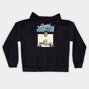 90s Style Aesthetic Daniel Johnston Tribute Design Kids Hoodie